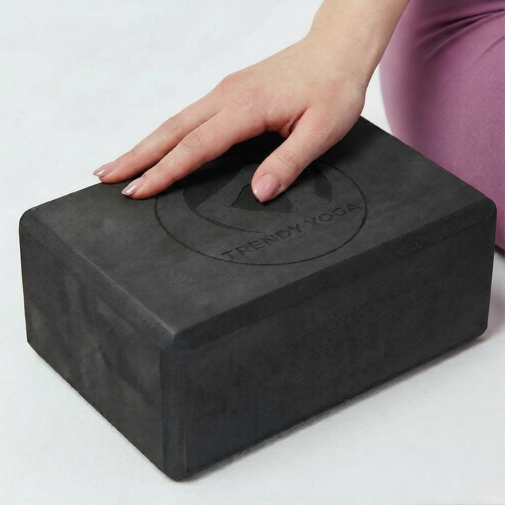 Yoga Blok | 23x15x7,5 cm | Sort