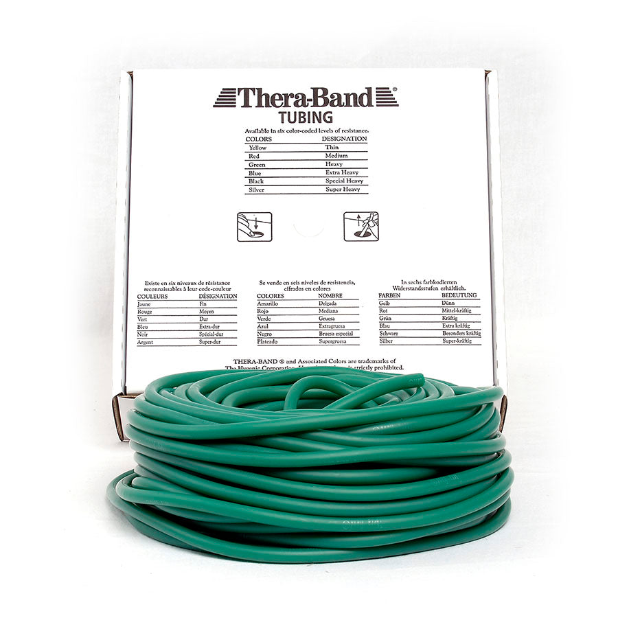 Theraband | Grøn træningstube | 30.5 meter | Middel