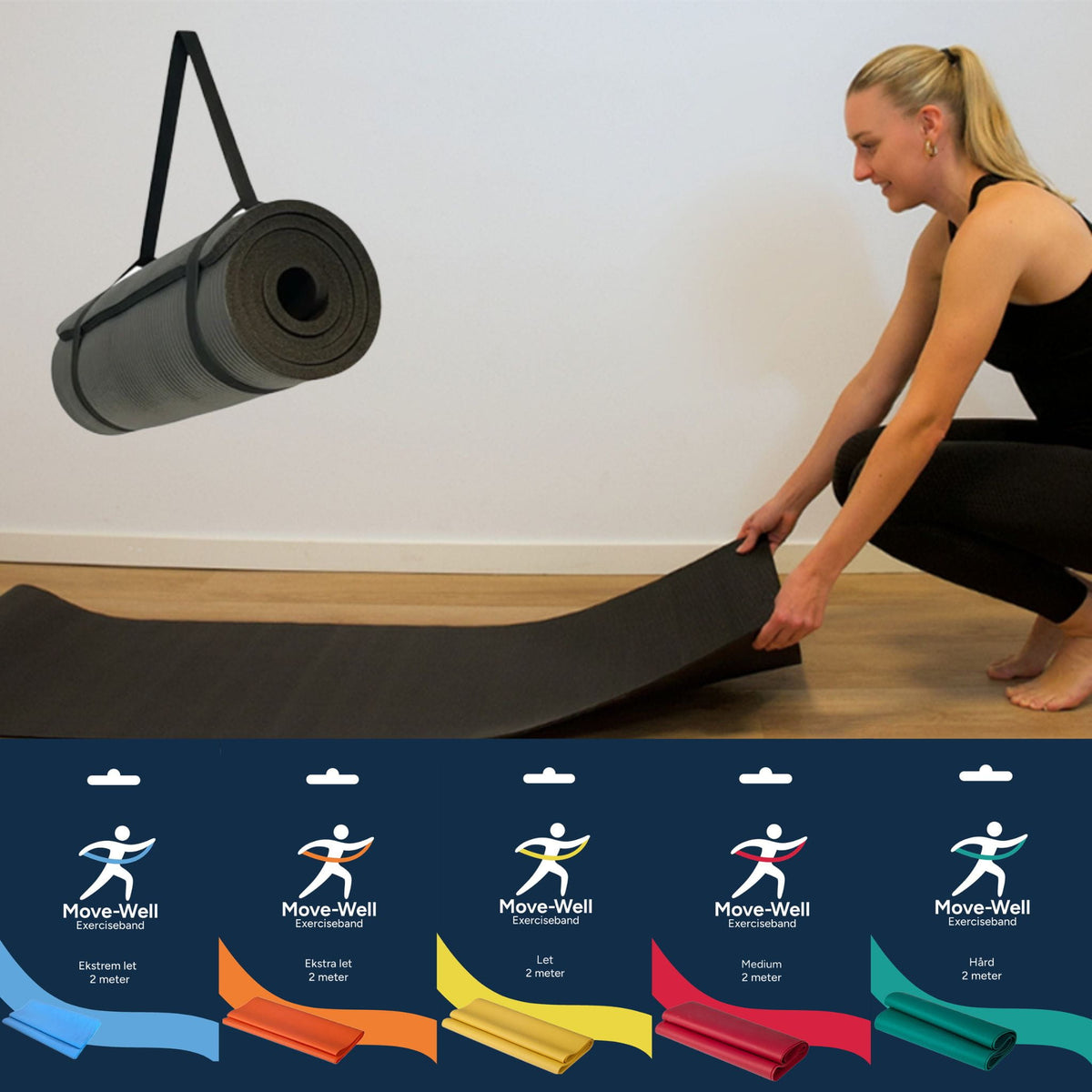 Træningsmåtte & Exerciseband