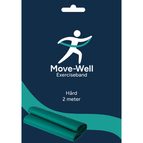 Exerciseband | Grøn | Hård | 2 meter i stilfuld indpakning