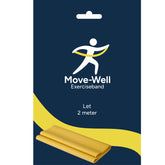 Exerciseband | Gul | Let | 2 meter i stilfuld indpakning