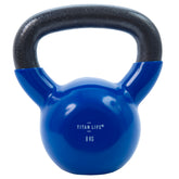 Kettlebell Titan | Vinylbelagt | 8 kg | Blå