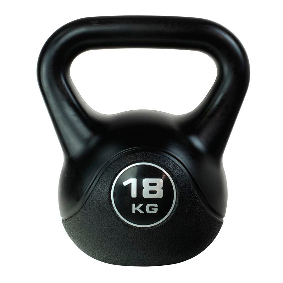 Kettlebell ODIN | Vinylbelagt | Sort | 18 kg